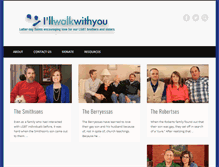 Tablet Screenshot of ldswalkwithyou.org